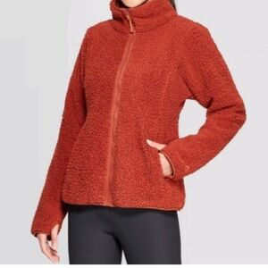 UNIQLO Fluffy Yarn Fleece Full-Zip Teddy Sweater Jacket Size XXS